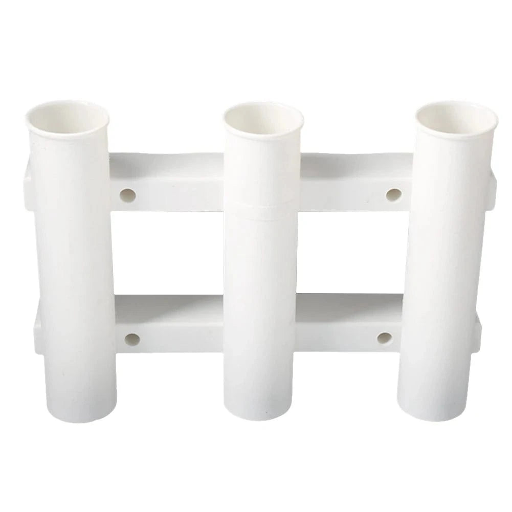 China China WHITE Mount Rod Holder 3 Link Tube Fishing Pole Holder Quick Release for Boat Marine Firmly Install Portable Kayak Yacht Tackle