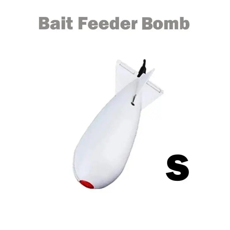 China China whiteS TOLU Fishing Rocket Feeder Large Small Spod Bomb Float Lure Bait Holder 2 Size Pellet Rockets Feeders Position Gear Accessories
