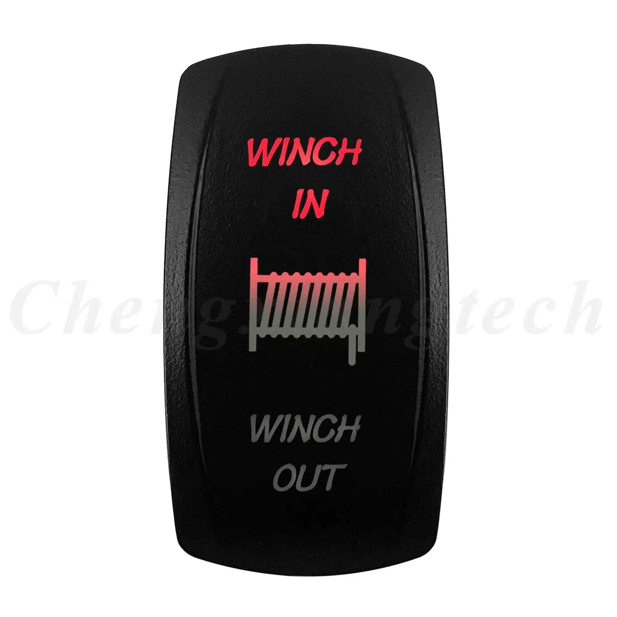 China China WINCH-(ON) OFF (ON) Red Led Light Bar Car Boat Rocker Switch 12V/24V Marine Grade Toggle Switch SPST/DPDT for Polaris Jeep Autosteer Auto Machinery