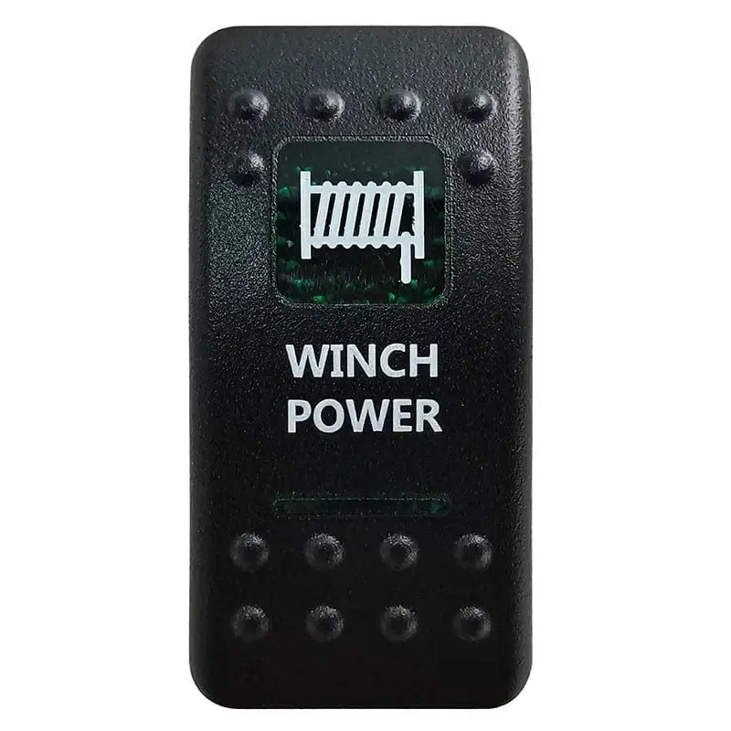 China China Winch Power Green Led Light Bar Rocker Switch SPST 5Pins/DPDT 7Pins For Car Marine Boat IP68 NARVA Carling ARB Auto Parts Camper Replacement