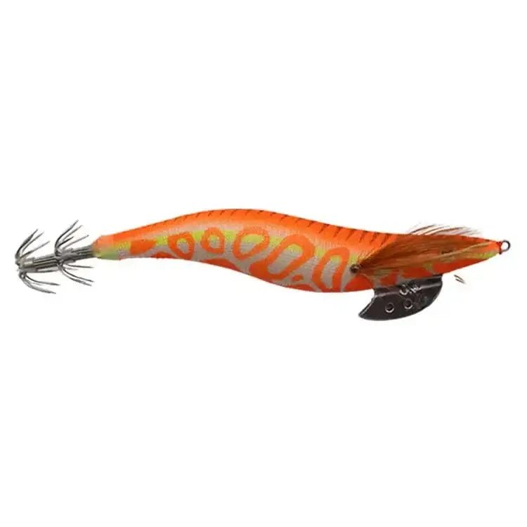 China China With Ring / 4.0 (15cm) ZYZ  Squid Bait 2.5# 3.0# 3.5# 4.0# Luminous Octopus Hook Wood Shrimp Lures Simulation Sea Fishing Lure  Jigs Tackle