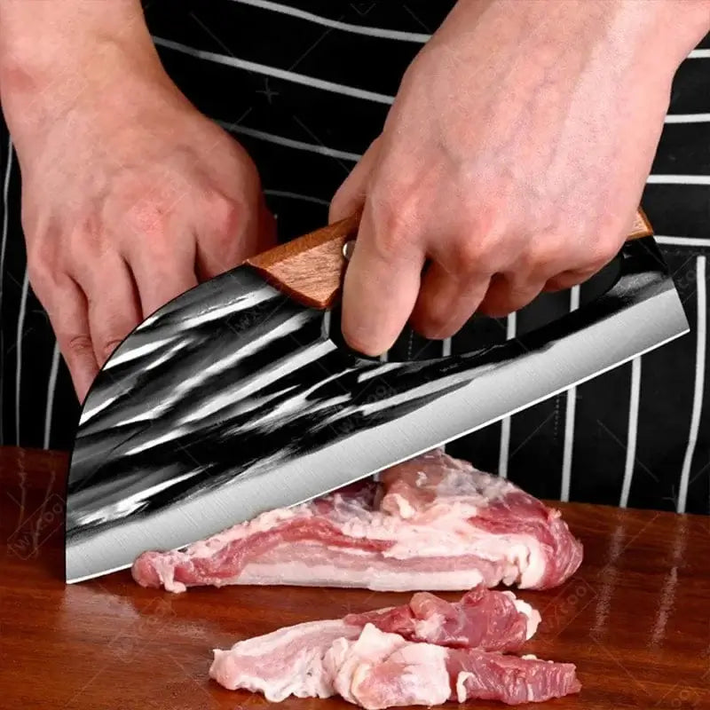 China China WXCOO Forged Boning Knife Professional Butcher Knives Sharp Meat Cleaver Carving Knife Stainless Steel Kitchen Knives Tools