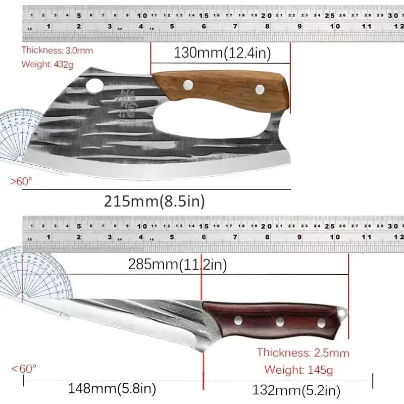 China China WXCOO Forged Boning Knife Professional Butcher Knives Sharp Meat Cleaver Carving Knife Stainless Steel Kitchen Knives Tools