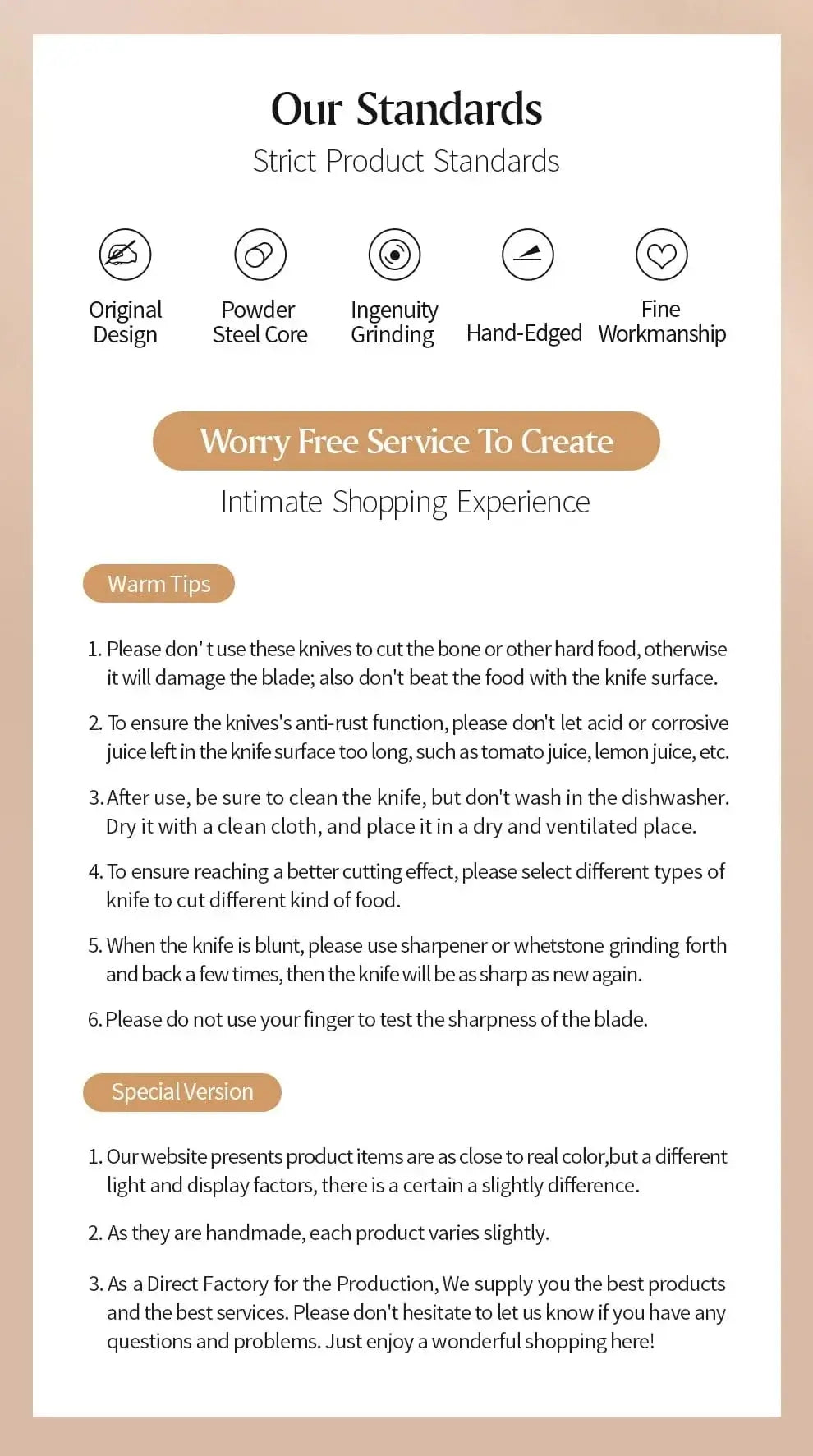 China China XINZUO 1-8pcs Kitchen Knife Set 73 Layers Custom Damascus Steel 15°±1 Per Side Steel Blade with Olive Wood Handle