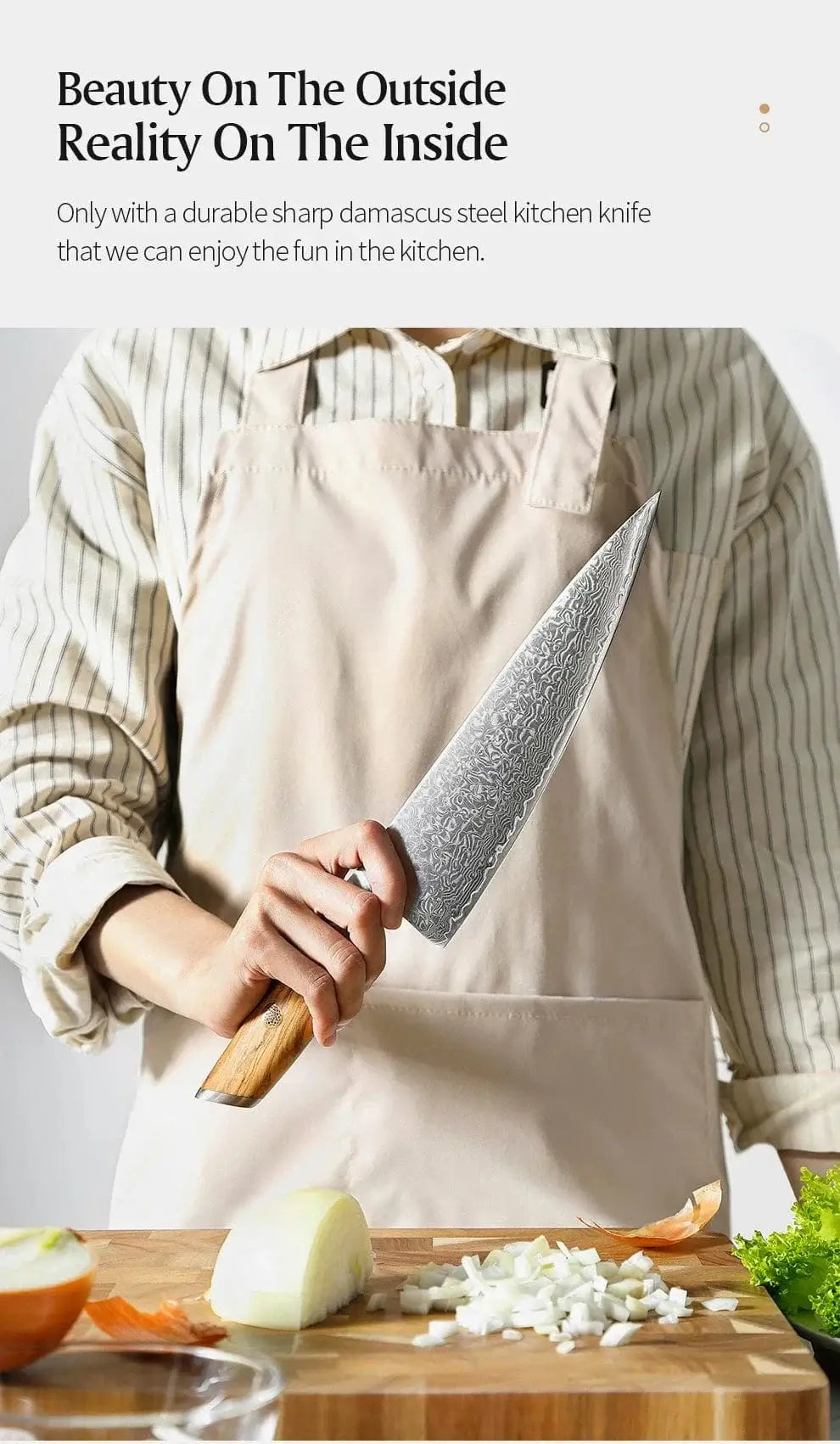 China China XINZUO 1-8pcs Kitchen Knife Set 73 Layers Custom Damascus Steel 15°±1 Per Side Steel Blade with Olive Wood Handle