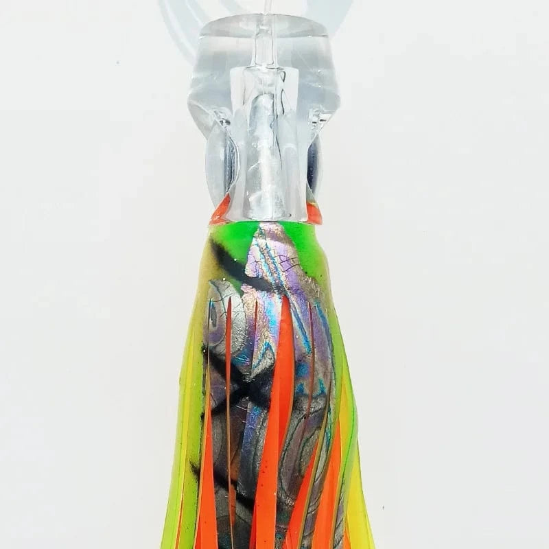 China China yellow-1pc / 70g 1pc 15.5cm/22.5cm Octopus Squid Skirt Bait Trolling Lure Bait With Hook Big Game Drag Fishing Marlin Tuna Pesca Hard Bait