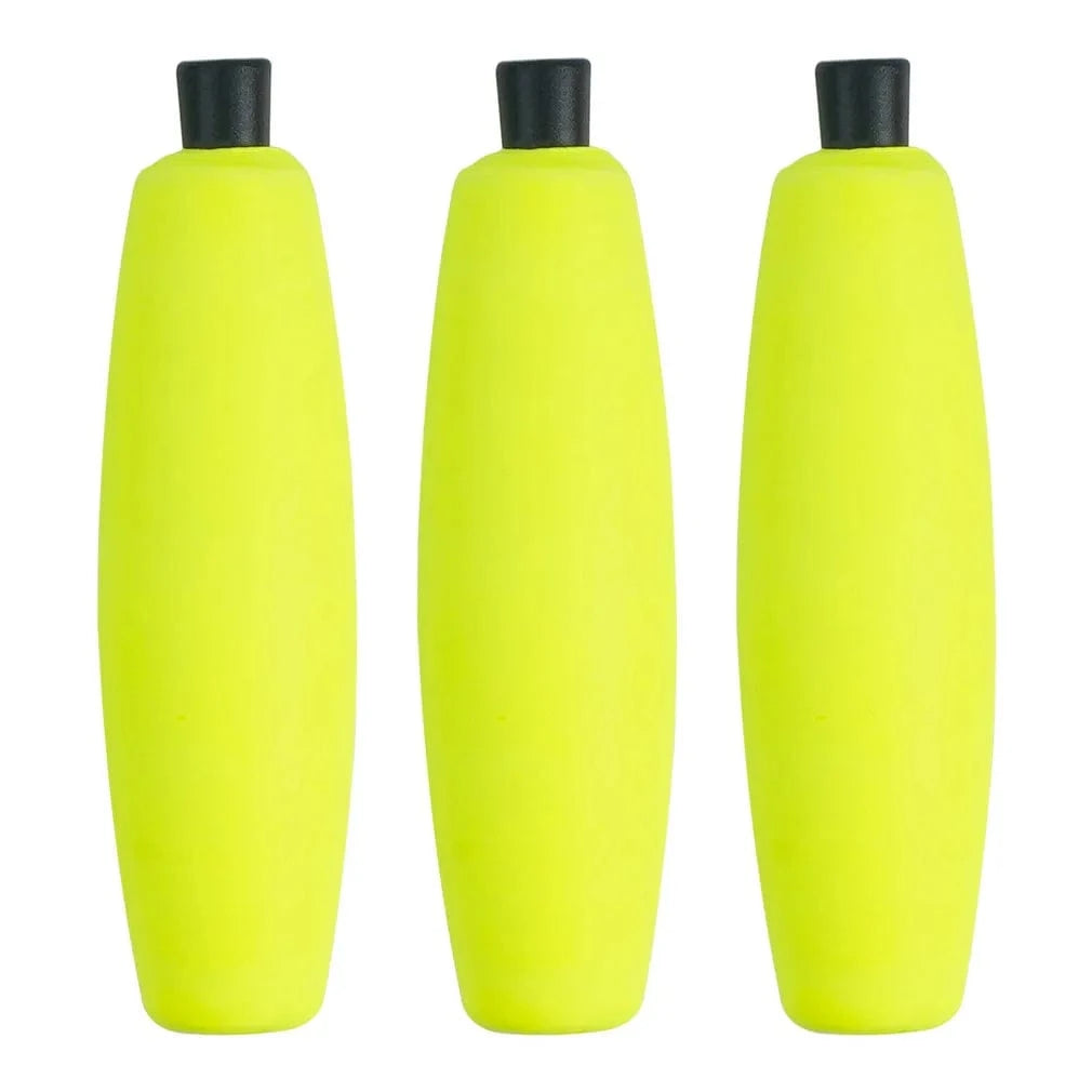 China China YELLOW / 2.5inch 14PCS 7/14Pcs Fishing Foam Floats catfish Buoy Fishing Bobbers Peg Float Indicator Corks for Catfishing Tackle Fly Fishing Tackle