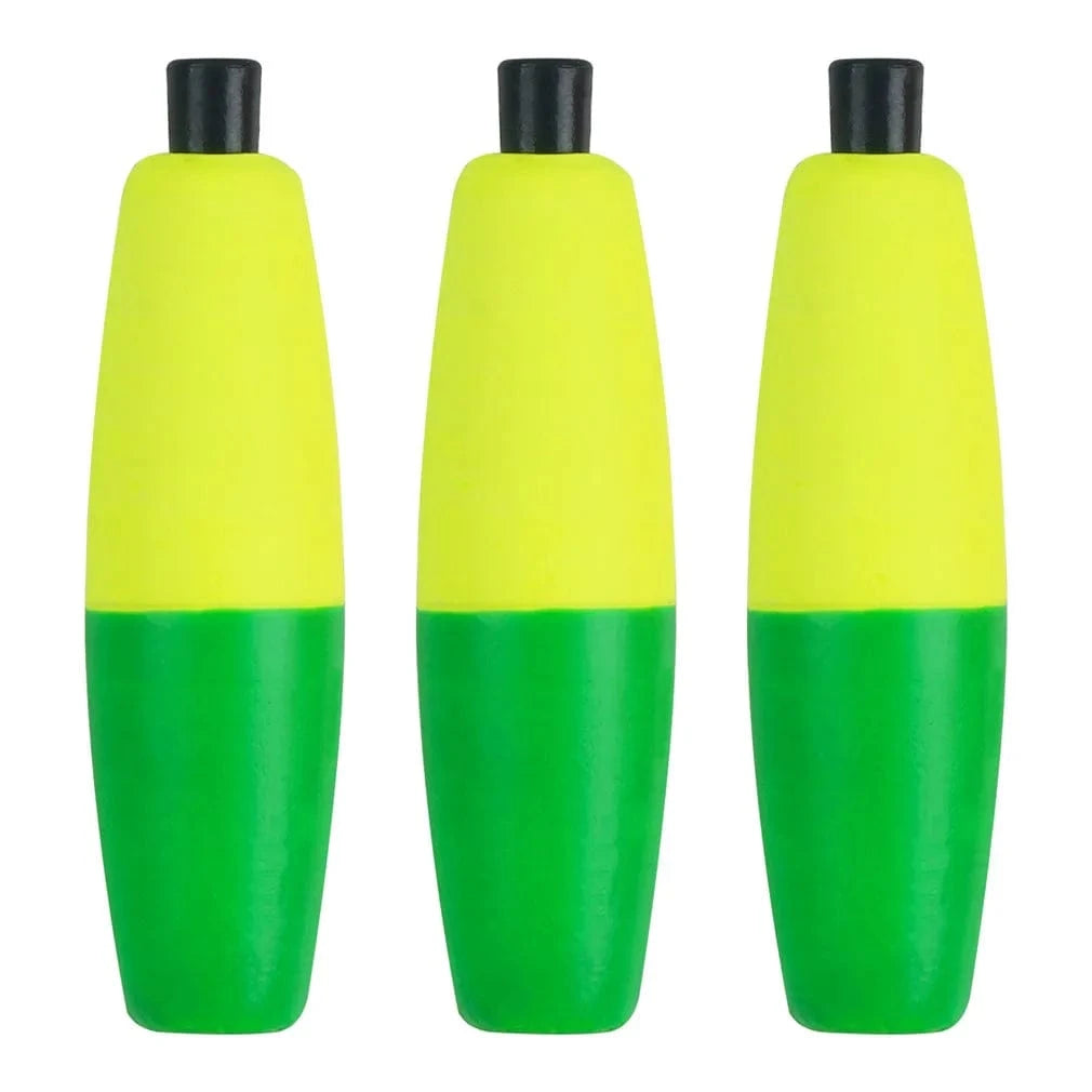 China China YELLOW-GREEN / 2inch 7PCS 7/14Pcs Fishing Foam Floats catfish Buoy Fishing Bobbers Peg Float Indicator Corks for Catfishing Tackle Fly Fishing Tackle