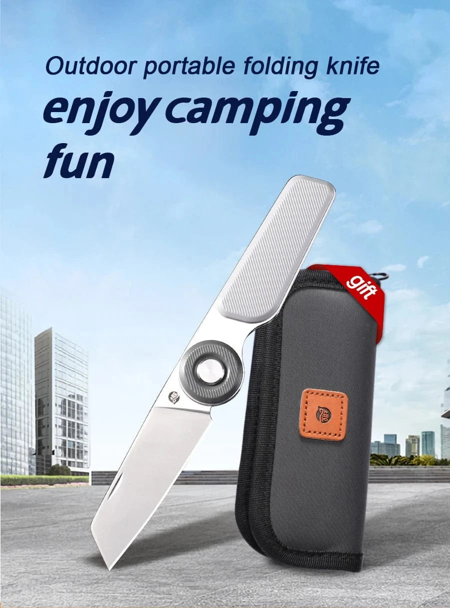 China China YingQu DP56 Folding Knife 5CR15MOV Stainless Steel Food Grade ABS Handle Outdoor Camping Pocketknives Fruit Cutting Hand Tools