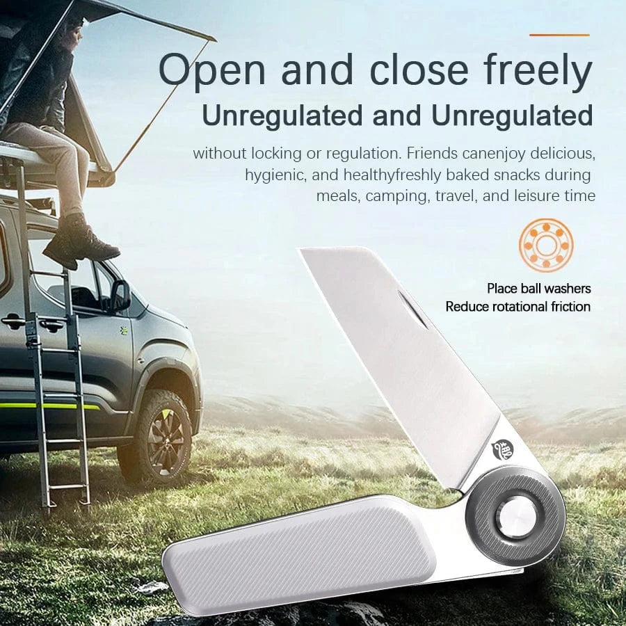 China China YingQu DP56 Folding Knife 5CR15MOV Stainless Steel Food Grade ABS Handle Outdoor Camping Pocketknives Fruit Cutting Hand Tools