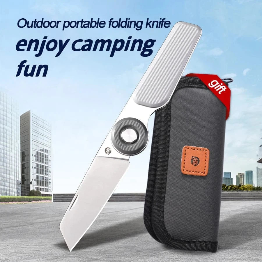 China China YingQu DP56 Folding Knife 5CR15MOV Stainless Steel Food Grade ABS Handle Outdoor Camping Pocketknives Fruit Cutting Hand Tools