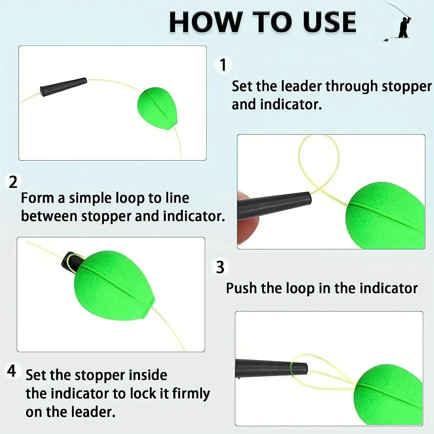 China China YOTO Trout Float Fly Fishing Indicator Bobbers 9pcs/18pcs/27pcs