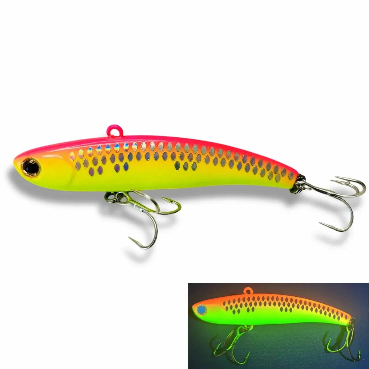 China China Z / 80mm-17g Ima Rattin fishing lure 2024 Koume 90 winter ice Fishing VIB Lure 80/90mm 22g Rattlin Bait Sinking Spinning Swimbait Japan Hook