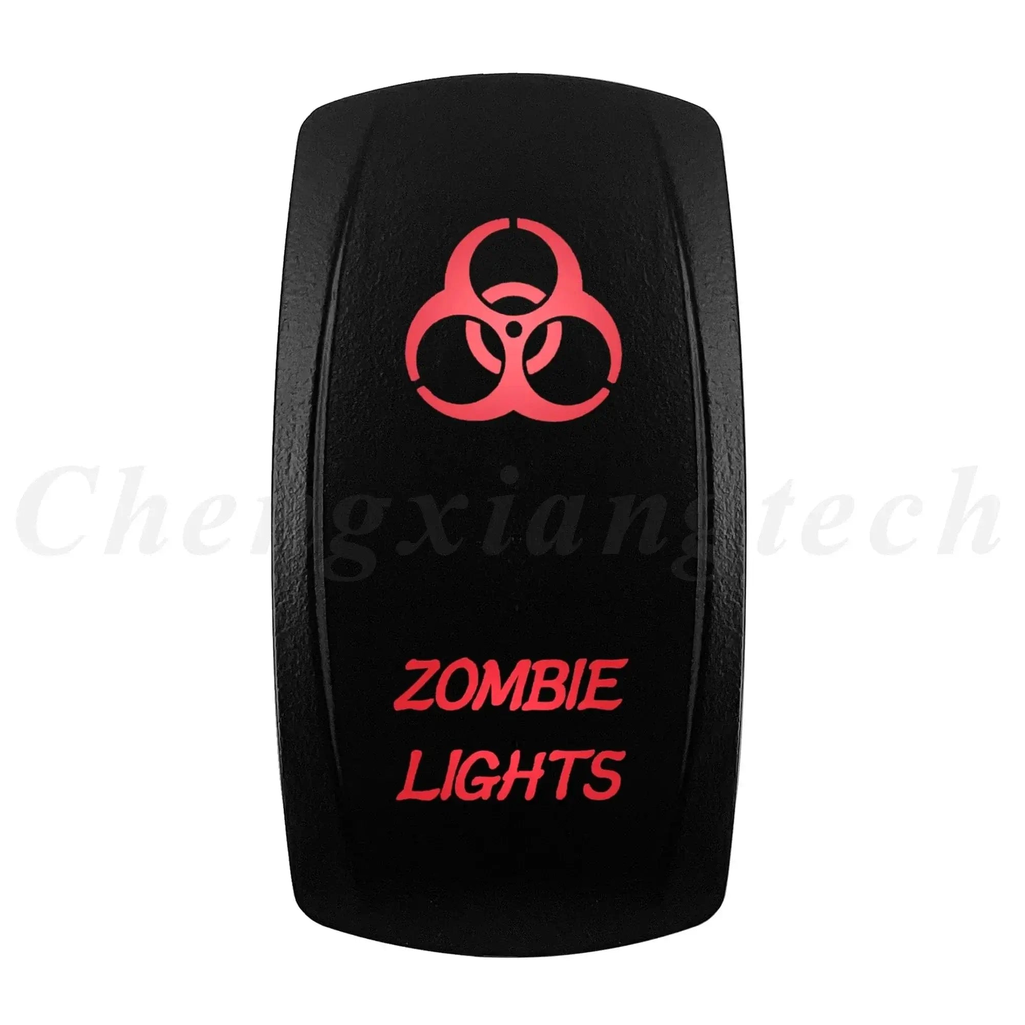 China China ZOMBIE LIGHT Red Led Light Bar Car Boat Rocker Switch 12V/24V Marine Grade Toggle Switch SPST/DPDT for Polaris Jeep Autosteer Auto Machinery