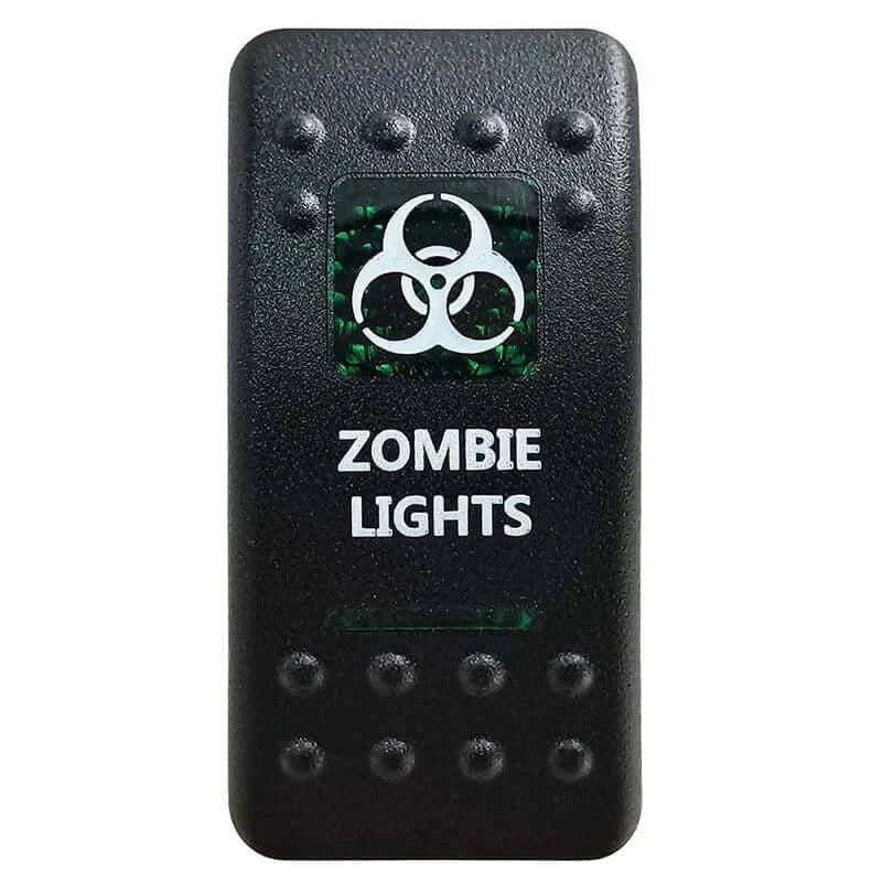 China China Zombie Lights Green Led Light Bar Rocker Switch SPST 5Pins/DPDT 7Pins For Car Marine Boat IP68 NARVA Carling ARB Auto Parts Camper Replacement