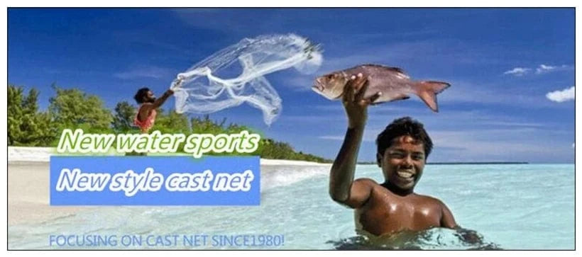China Fishing Net 1.2-3.6m With Sinker or Without Sinker Catch Fishing Net USA Cast Nets Water Hand Throw Fly Fish Network Small Grid Tool