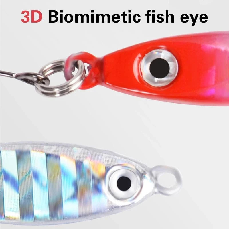 China Hooks China 1PCS Micro Metal Jig Fishing Lures 3g/6g Shore Casting Jigging Spoon Saltwater Artificial Bait Fishing Accessories