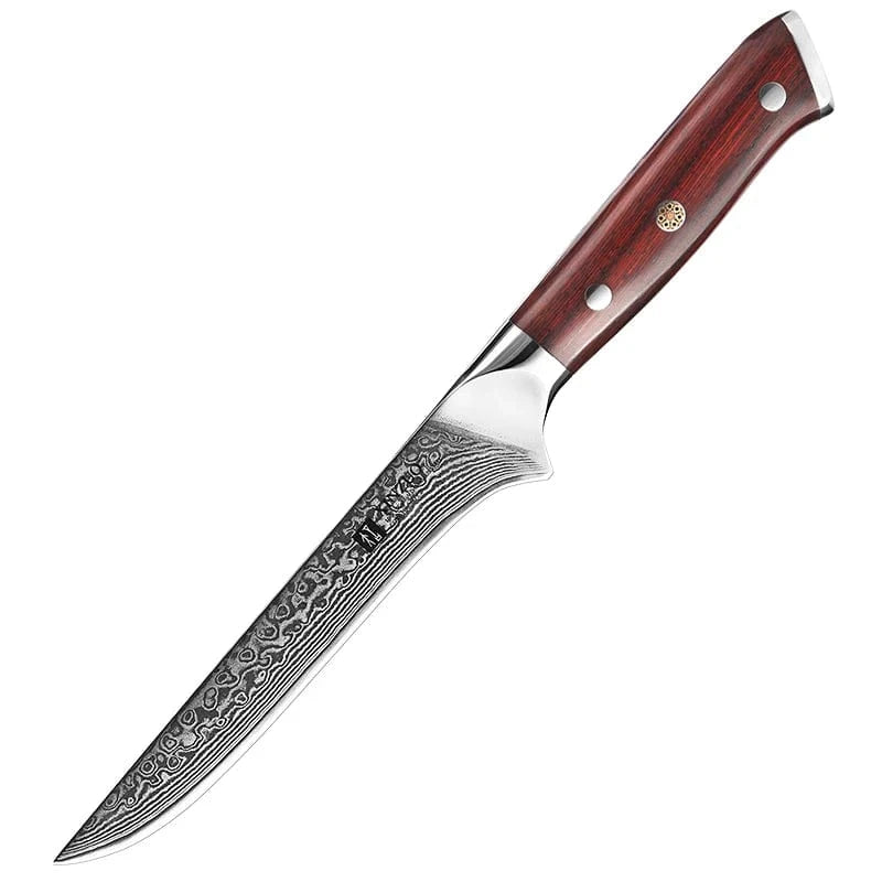 China Kitchen Knife 6 in Boning Knife XINZUO 1-10 PCS Kitchen Knife 67 Layers Damascus Steel Chef