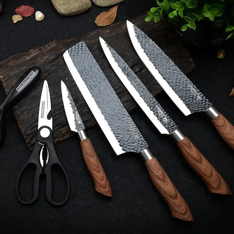 China Kitchen Knife 6 Pcs knife set / CHINA Stainless Steel Kitchen Knives Set