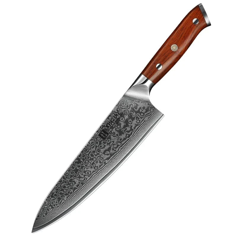 China Kitchen Knife 8.5 in Chef Knife XINZUO 1-10 PCS Kitchen Knife 67 Layers Damascus Steel Chef