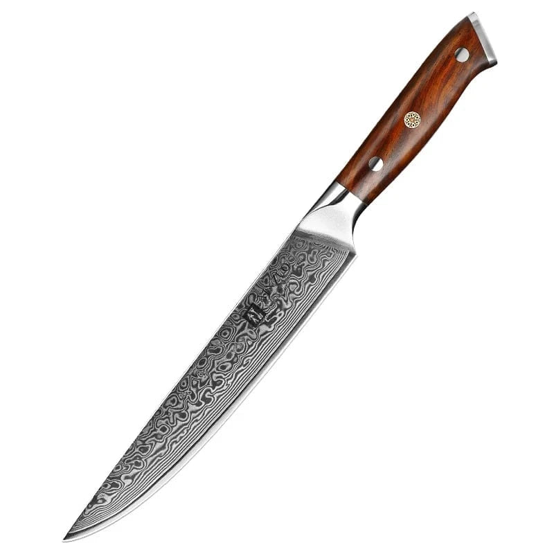 China Kitchen Knife 8 in Carving Knife XINZUO 1-10 PCS Kitchen Knife 67 Layers Damascus Steel Chef