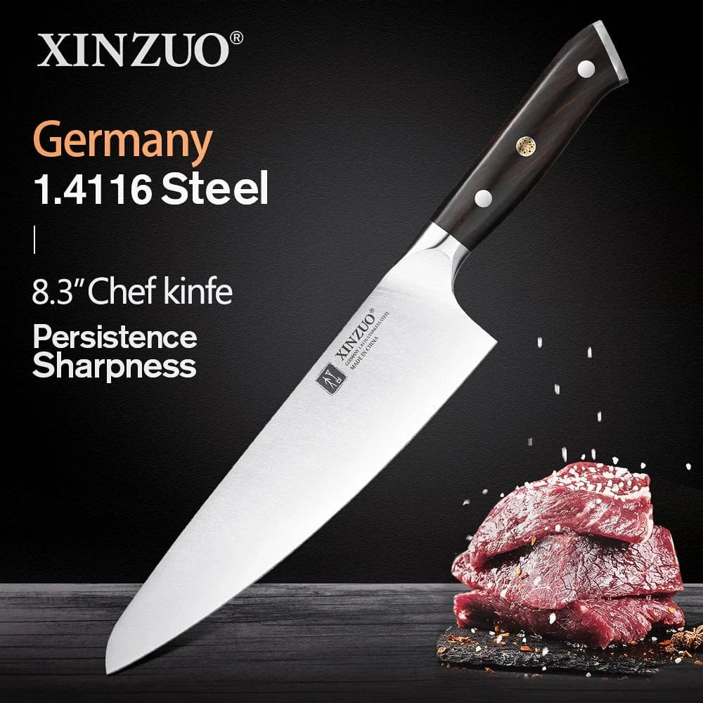 China Kitchen Knife Chef Knife / CHINA XINZUO 1pcs-5pcs Kitchen Knives Set