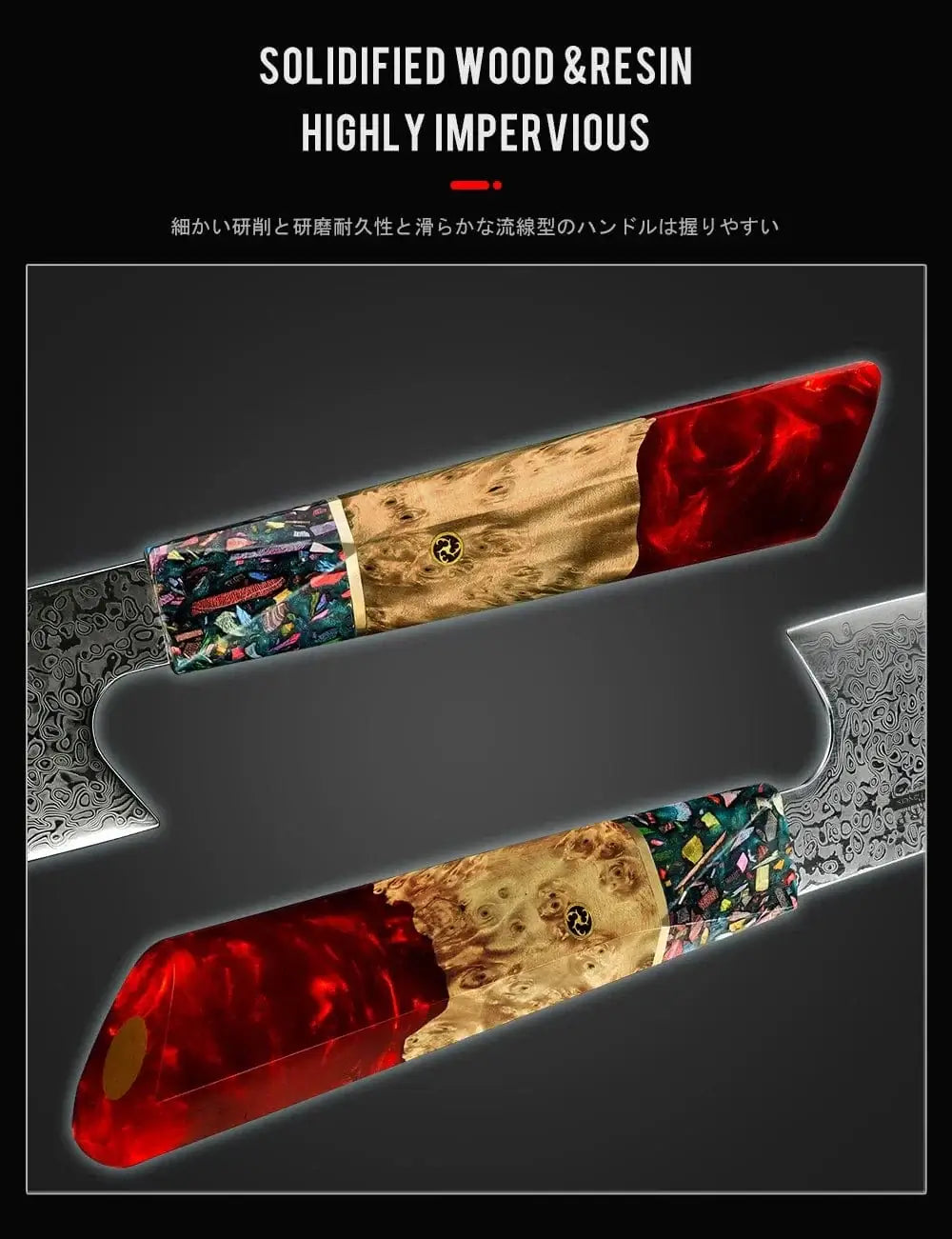 China Kitchen Knife Chef Knife Japanese Damascus AUS-10