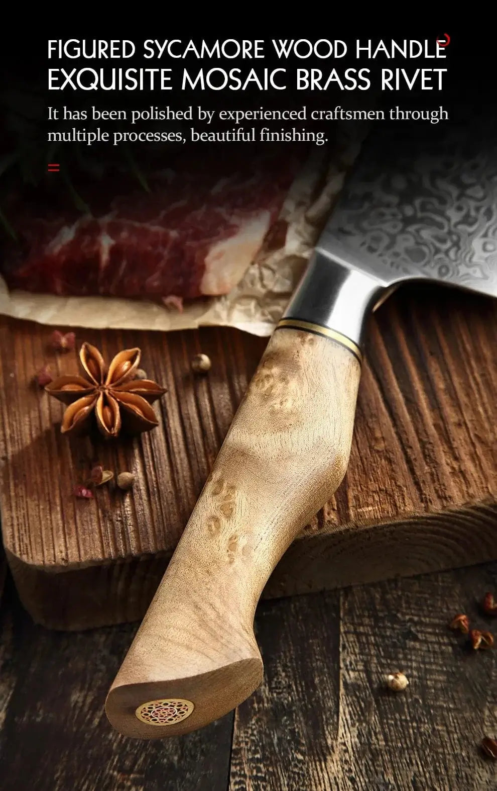 China Kitchen Knife HEZHEN 2PC Knife Set