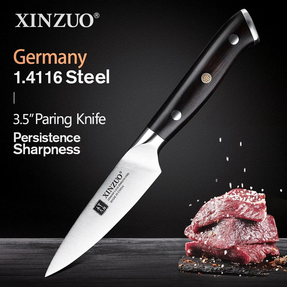 China Kitchen Knife Paring Knife / CHINA XINZUO 1pcs-5pcs Kitchen Knives Set