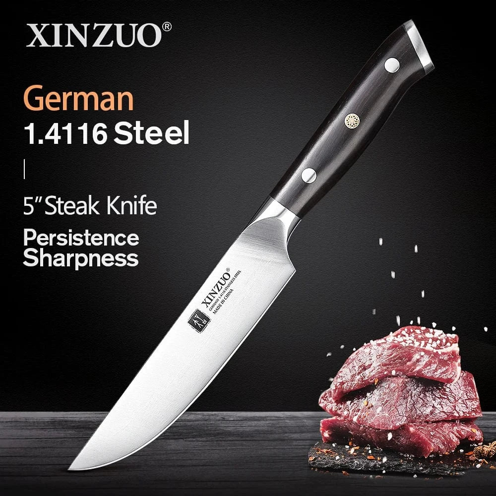 China Kitchen Knife Steak knife / CHINA XINZUO 1pcs-5pcs Kitchen Knives Set