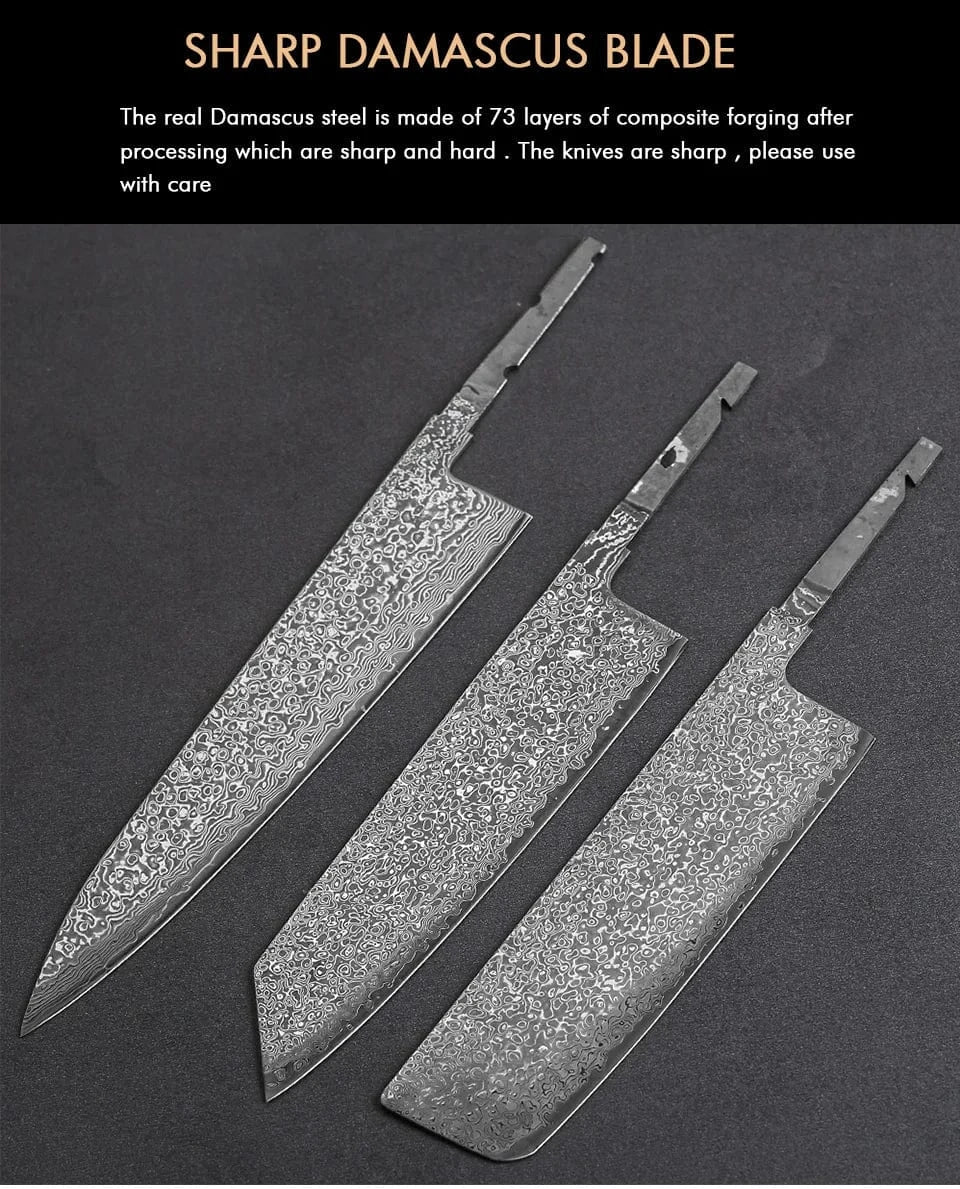 China Kitchen Knife TURWHO 1-3PCS DIY Chef Knives
