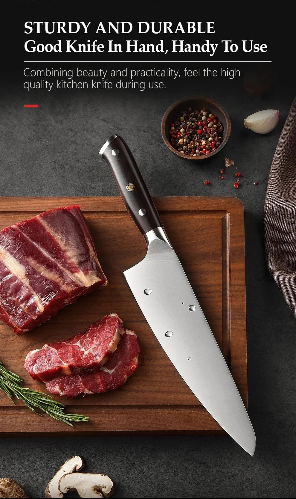 China Kitchen Knife XINZUO 1pcs-5pcs Kitchen Knives Set