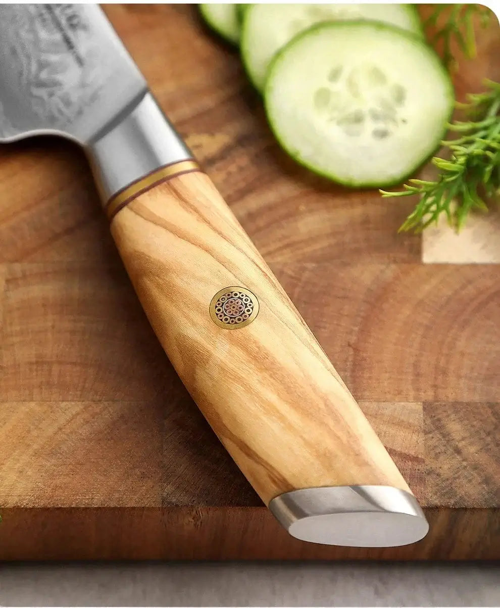 China Kitchen Knife XINZUO 73 Layers Damascus Steel 1pc Or 2pcs Knife Set