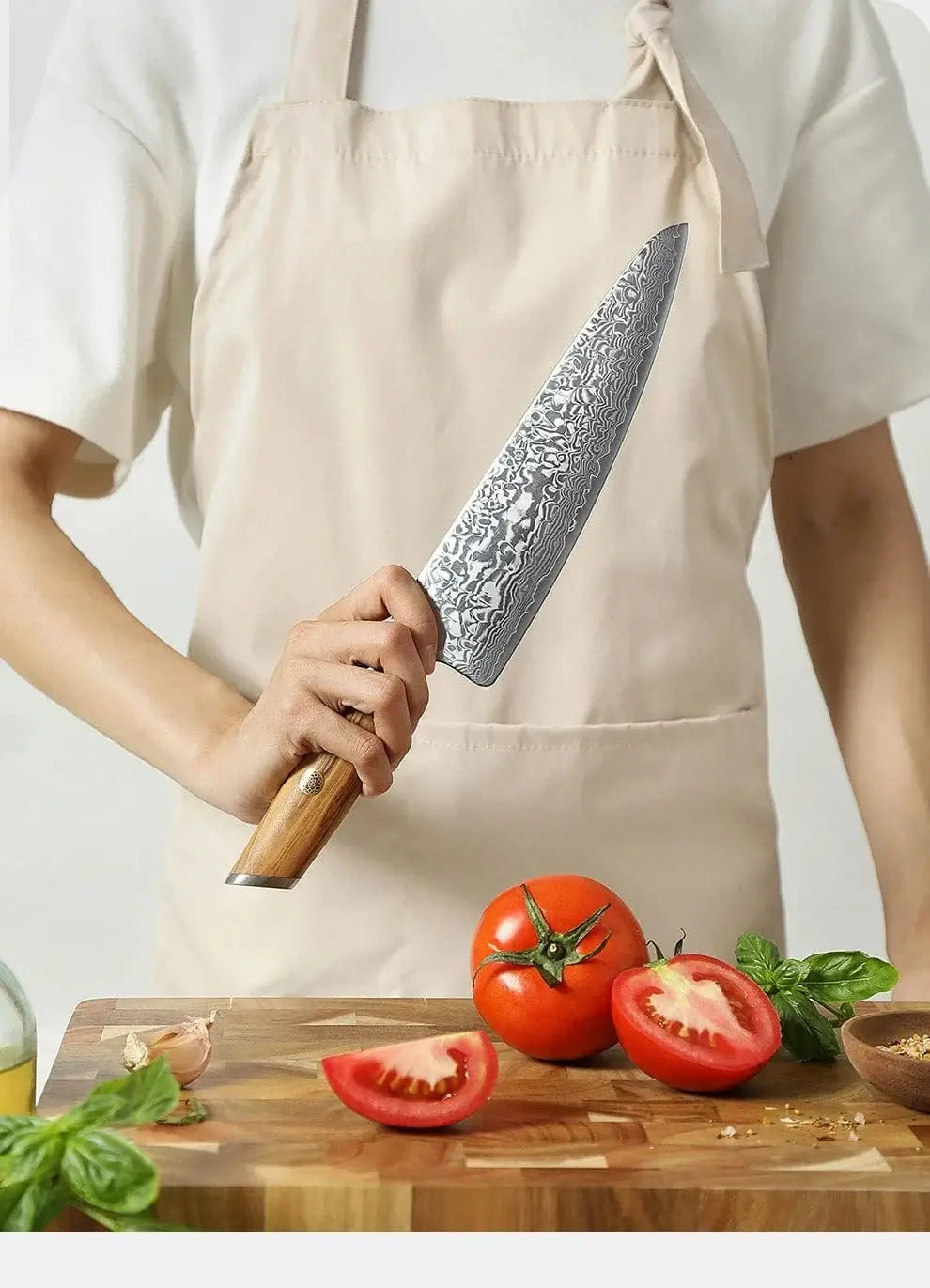 China Kitchen Knife XINZUO 73 Layers Damascus Steel 1pc Or 2pcs Knife Set