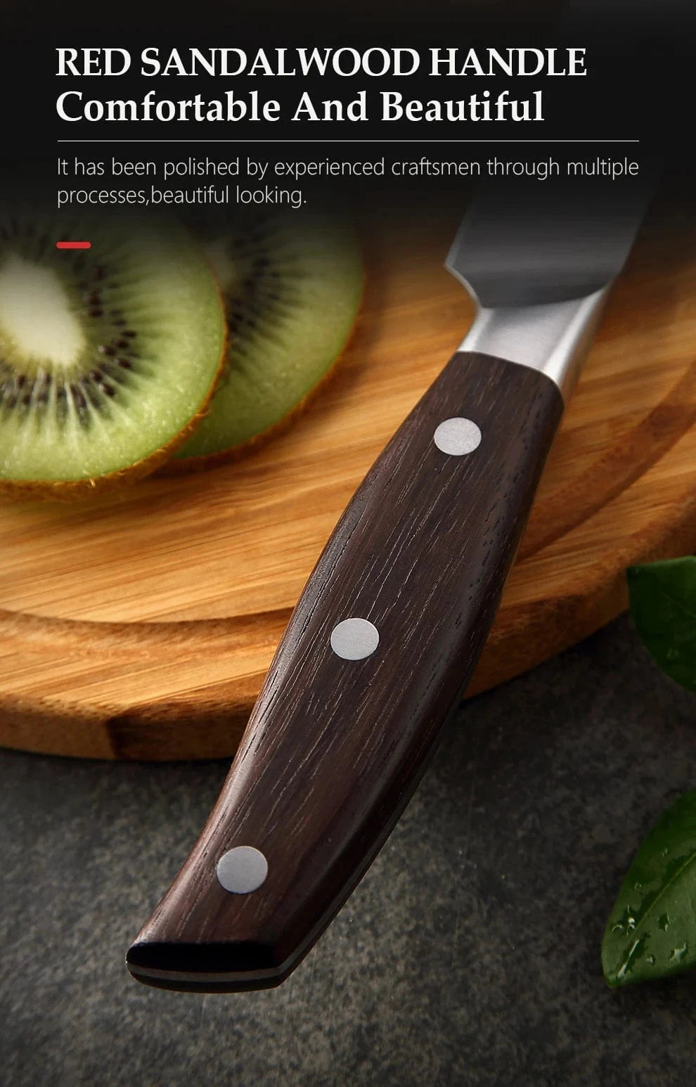 China Kitchen Knife XINZUO High Quality 3.5+5+8+8+8"  Paring Utility Cleaver Chef Knife Germany