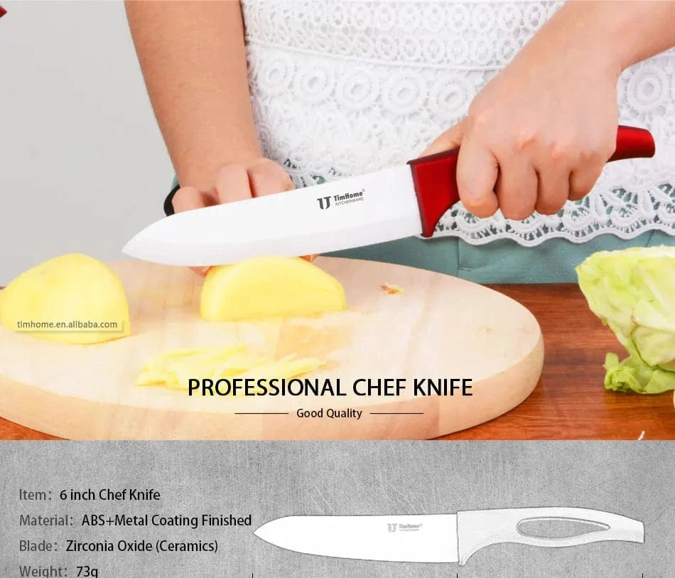 China Knife China Beauty Gifts  Zirconia Ceramic Knife Set Kitchen knives fruit  paring knife 5"6"with covers