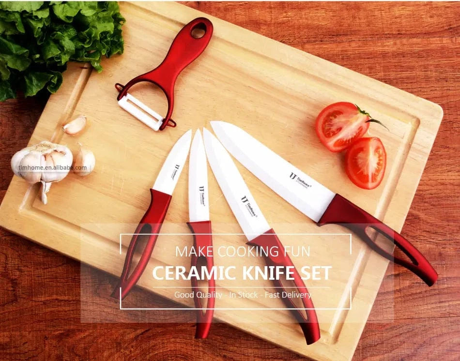 China Knife China Beauty Gifts  Zirconia Ceramic Knife Set Kitchen knives fruit  paring knife 5"6"with covers