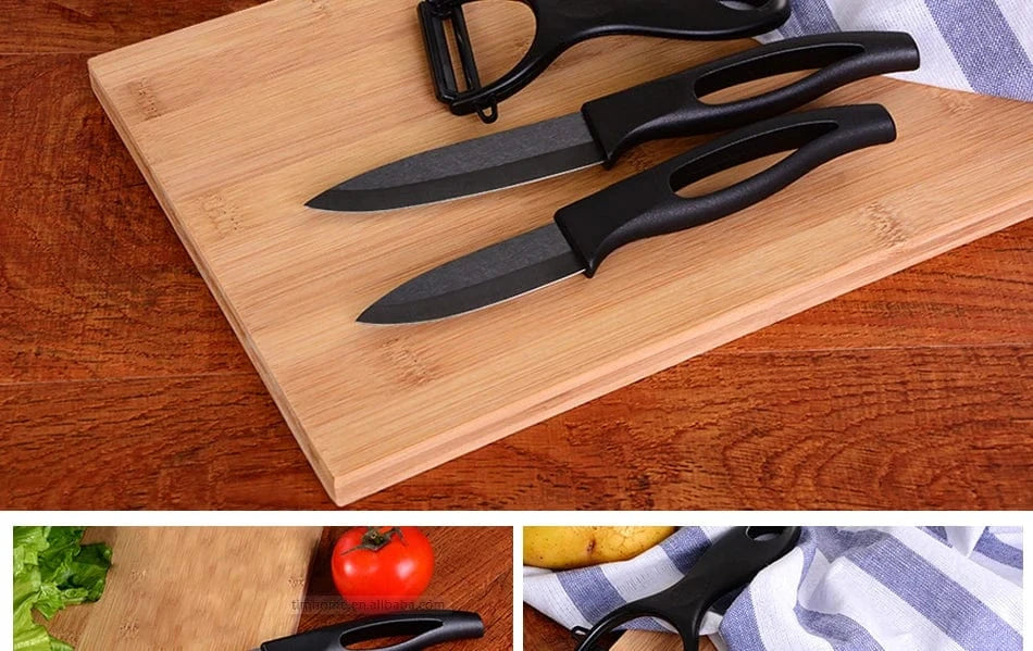 China Knife China Beauty Gifts  Zirconia Ceramic Knife Set Kitchen knives fruit  paring knife 5"6"with covers