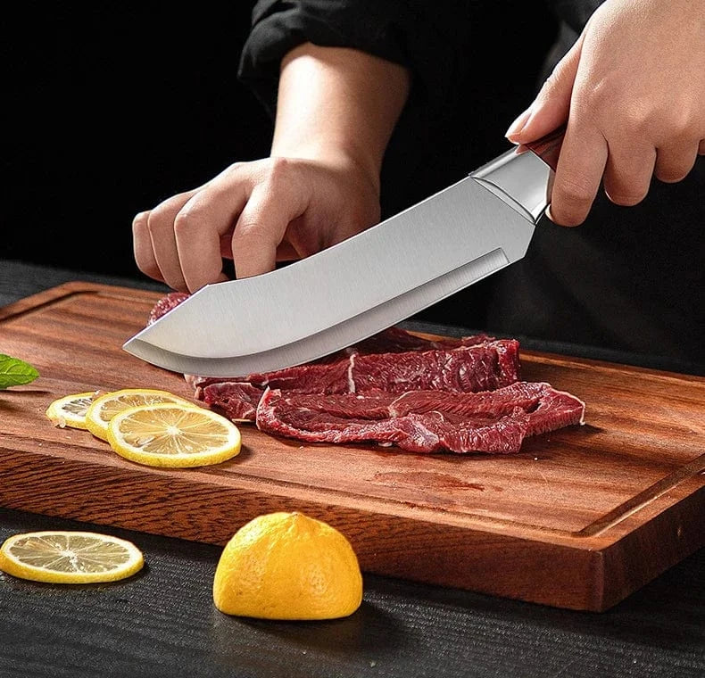 China Knife Set 1-4pcs Kitchen Knives Forged Boning Knife Stainless Steel Chef's Knife for Cooking Fruit Knife BBQ Meat Cleaver Butcher Knives