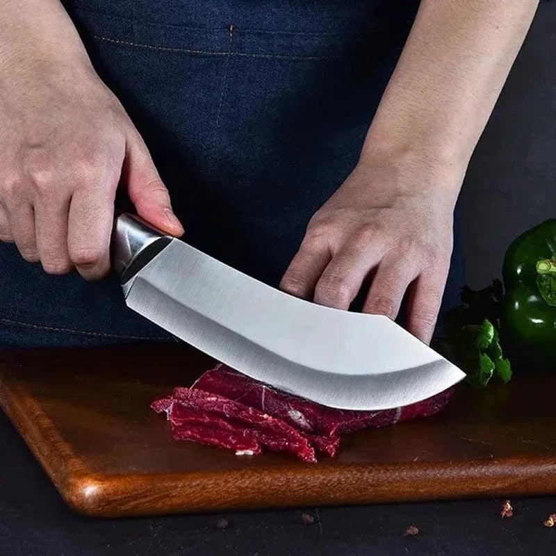 China Knife Set 1-4pcs Kitchen Knives Forged Boning Knife Stainless Steel Chef's Knife for Cooking Fruit Knife BBQ Meat Cleaver Butcher Knives