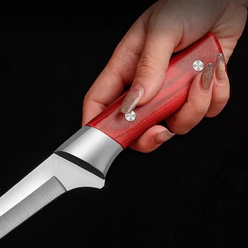 China Knife Set 1-4pcs Kitchen Knives Forged Boning Knife Stainless Steel Chef's Knife for Cooking Fruit Knife BBQ Meat Cleaver Butcher Knives