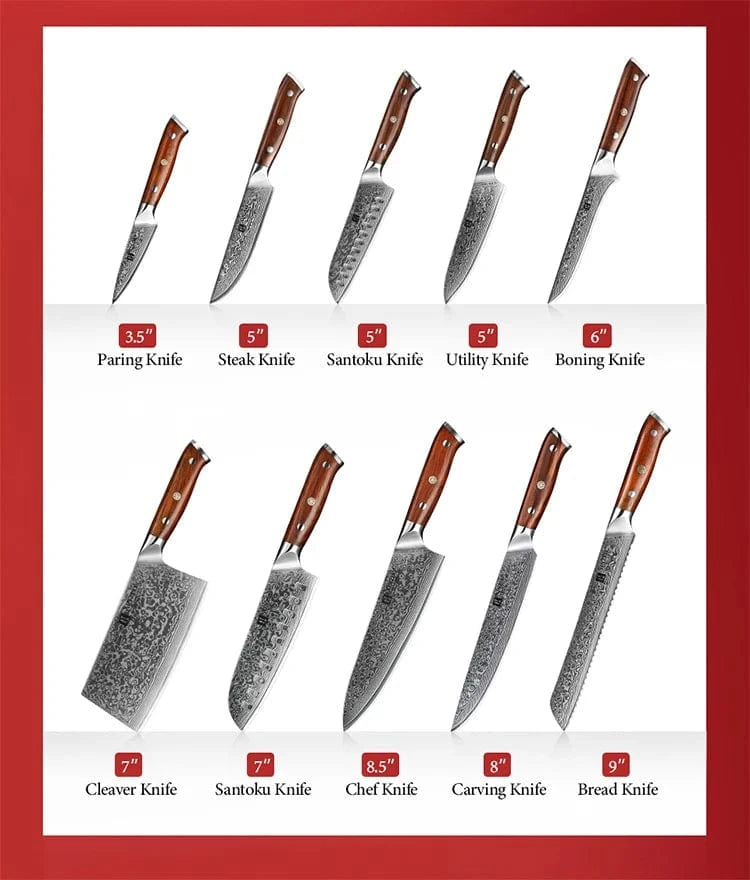 China Knife Set CHINA XINZUO 2PCS Chef Kitchen Knife Set