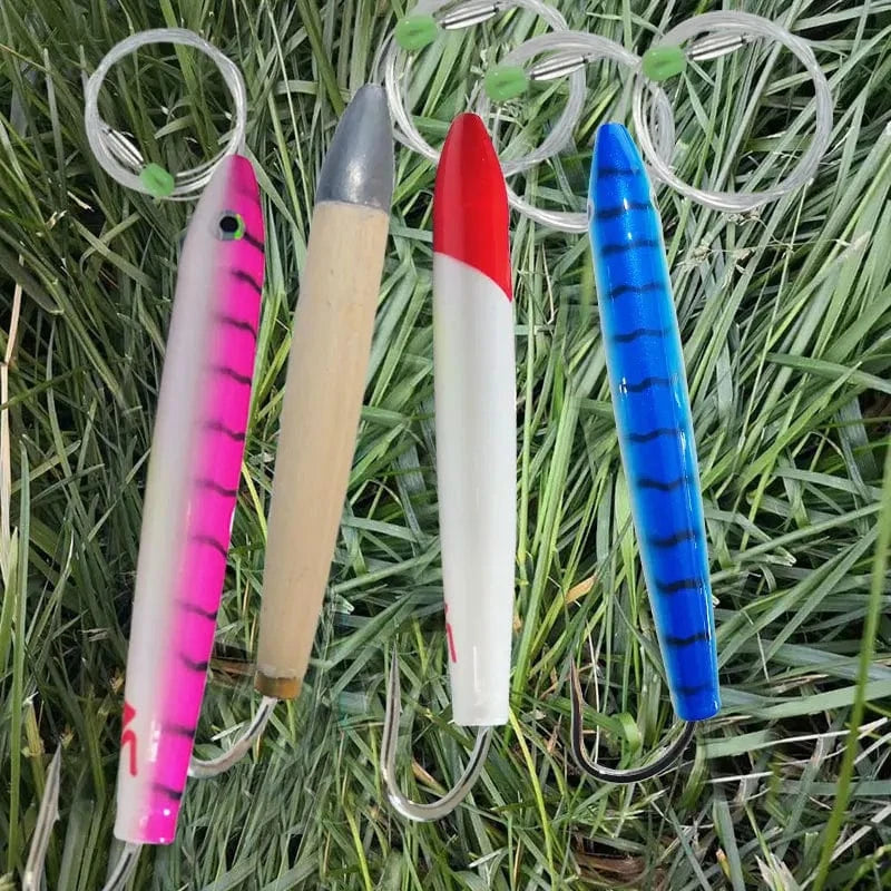 China Lure 1PC Wood Trolling Pencil Bait Drag Flaoting Stickbaits 71g/6inch Wobbler Sea Fishing Bait Marlin Tuna Boat Fishing Lure