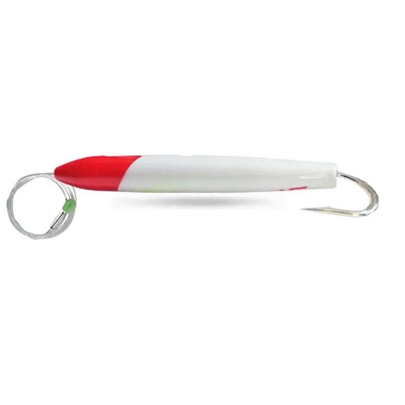 China Lure Red head / 71g 1PC Wood Trolling Pencil Bait Drag Flaoting Stickbaits 71g/6inch Wobbler Sea Fishing Bait Marlin Tuna Boat Fishing Lure