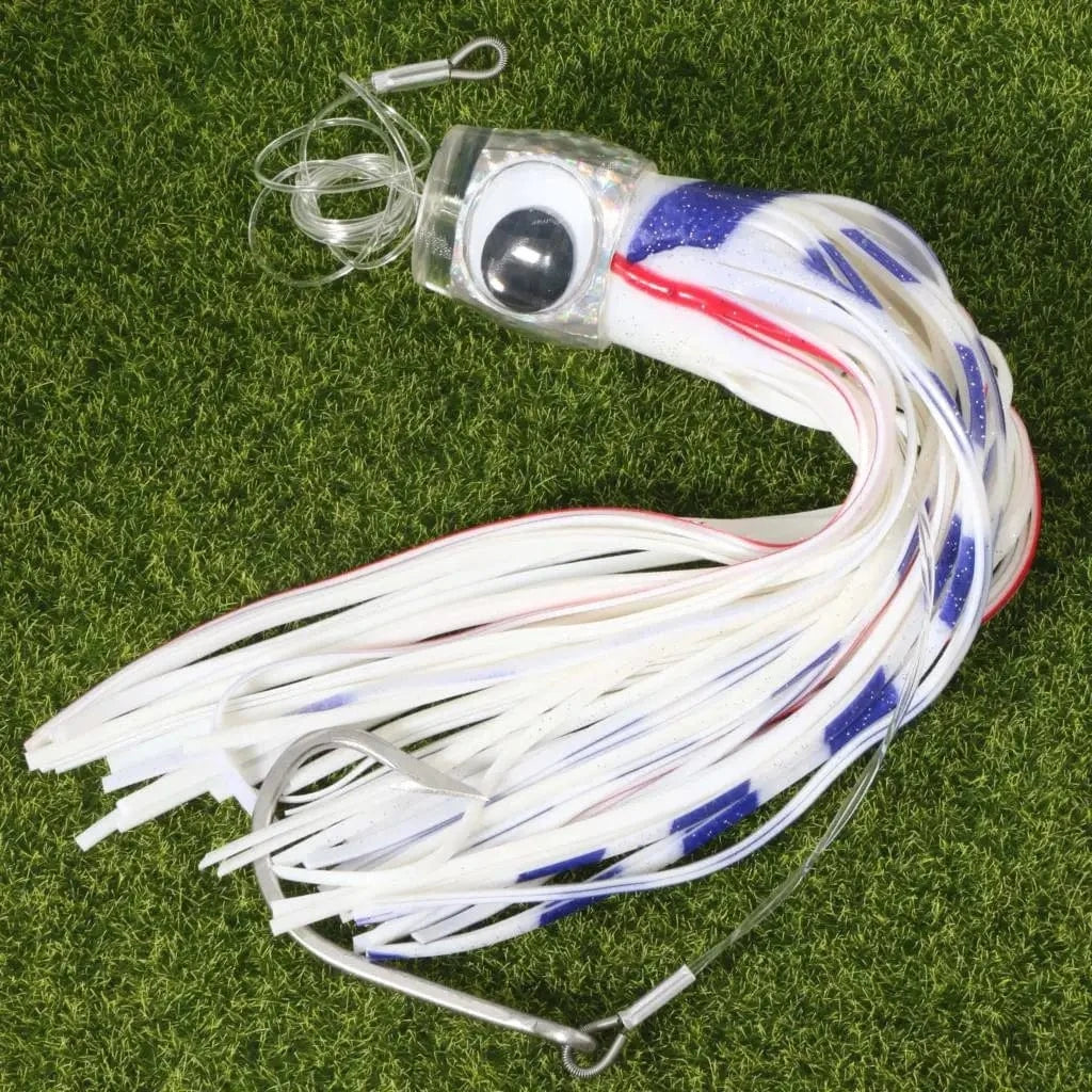 China LURES 1pc Deep Sea Trolling Skirt Tuna Lures 34cm 260g/13.4inch 9oz Boat Fishing Tackle Saltwater Lures for Mahi Marlin Wahoo Billfish