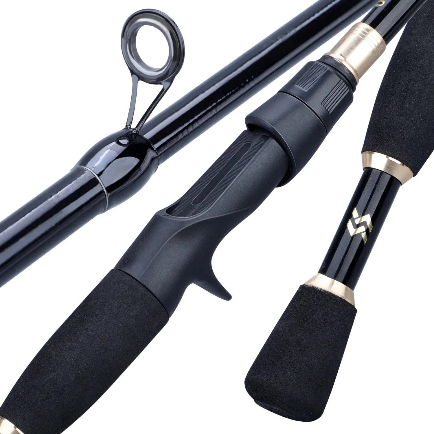China Reels China Sougayilang 1.8-2.4m Telescopic Fishing Rods Ultralight Weight Spinning Casting Carbon Pole Fishing Accessories  Caña De Pescar