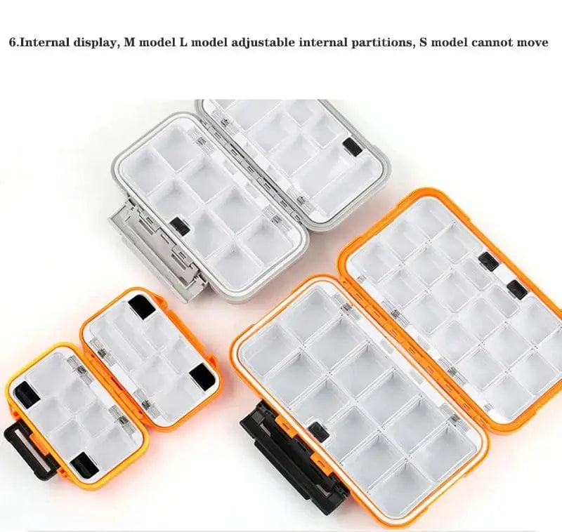 China Tackle Box Waterproof Fishing Tackle Box Fishing Accessories Tool Storage Box Fish Hook Lure Fake Bait Boxes Carp For Fishing Goods
