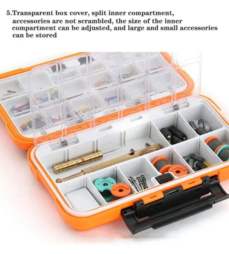 China Tackle Box Waterproof Fishing Tackle Box Fishing Accessories Tool Storage Box Fish Hook Lure Fake Bait Boxes Carp For Fishing Goods