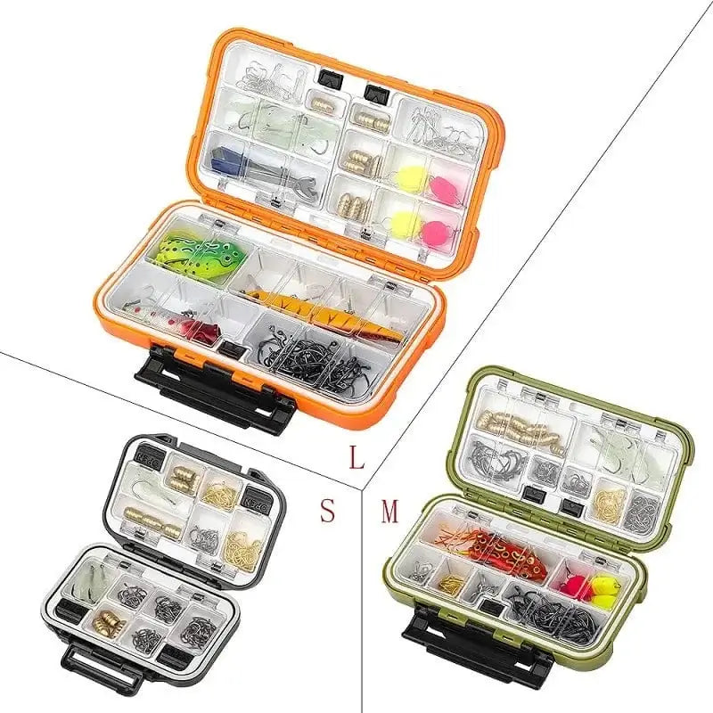 China Tackle Box Waterproof Fishing Tackle Box Fishing Accessories Tool Storage Box Fish Hook Lure Fake Bait Boxes Carp For Fishing Goods
