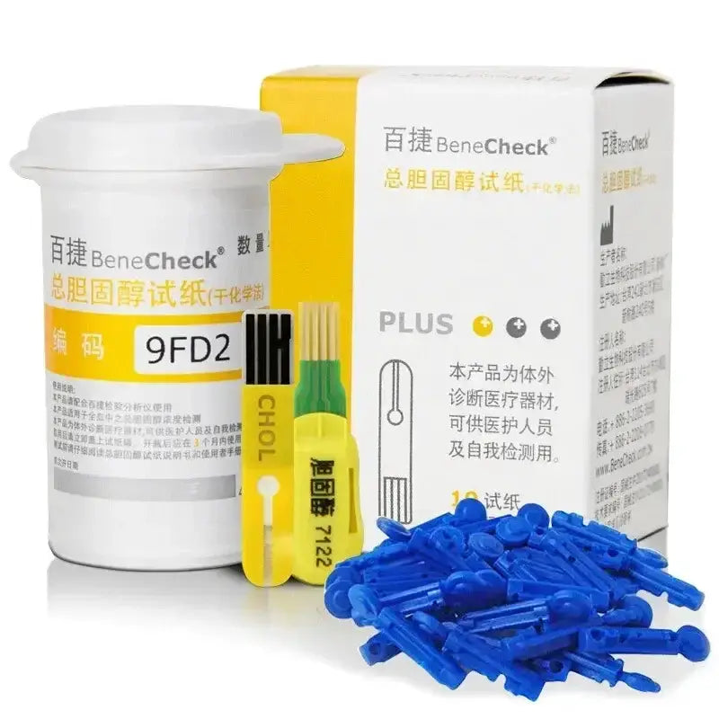 Cholesterol Test Strips – Total Cholesterol Home Test (25pcs) by Habicare